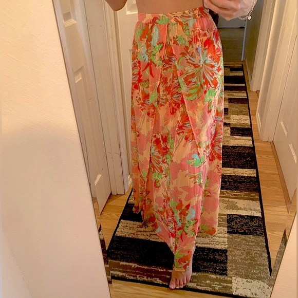 Giani Bini Beautiful vibes layered maxi skirt small - Picture 5 of 10